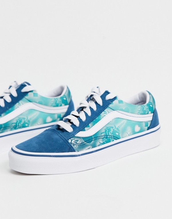 バンズ レディース スニーカー シューズ Vans Old Skool Better Together Sneakers In Blue Blues 送料無料 サイズ掛けかえる無料 バンズ レディース シューズ スニーカー Blues Klubwino Pl