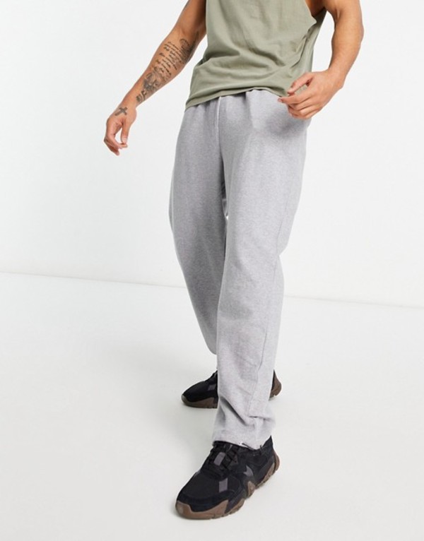 エイソス メンズ 心地好い猿股 ボトムス Asos Design Organic Super Oversized Sweatpants In Gray Heather With Toggle Hem Gray Heather 送料無料 サイズ入れ代わり無料 エイソス メンズ ボトムス カジュアルパンツ Gray Heather Pasadenasportsnow Com