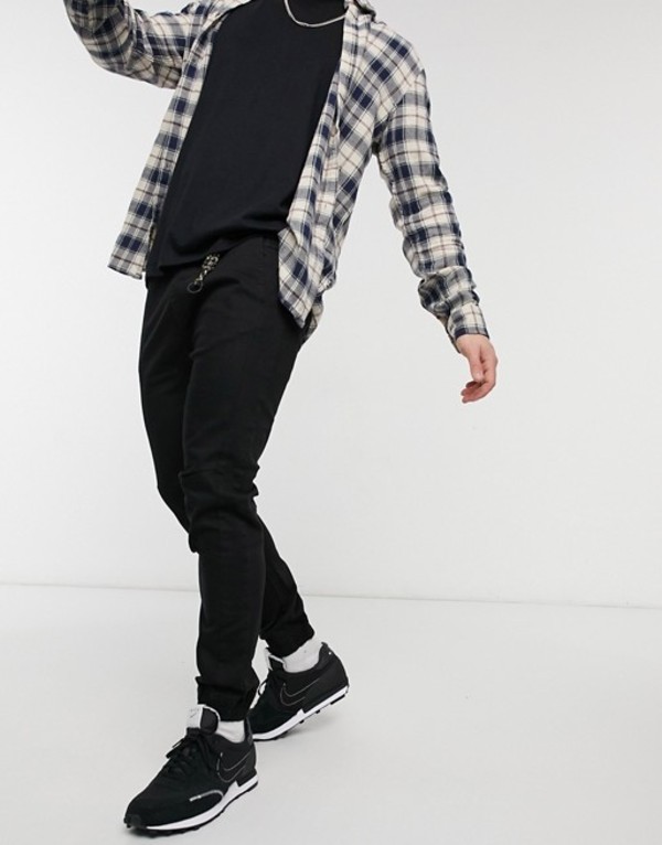 牽引アンドベアー メンズ インフォーマル猿股 ボトムス Pull Bear Balloon Fit Pants In Stone Black 送料無料 大いさ繰り換える無料 プルアンドベアー メンズ ボトムス カジュアルパンツ Black Pasadenasportsnow Com
