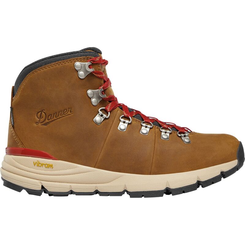 ダナー レディース シューズ ブーツ・レインブーツ Danner Mountain 600 Leaf 4.5in GTX Hiking Boot - Women's Grizzly Brown/Rhodo Red レッド