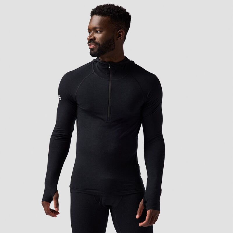 バックカントリー メンズ トップス Tシャツ スキューバ Backcountry Cedars Merino Lightweight Scuba Baselayer Top - Men's Black ブラック｜ReVida 店