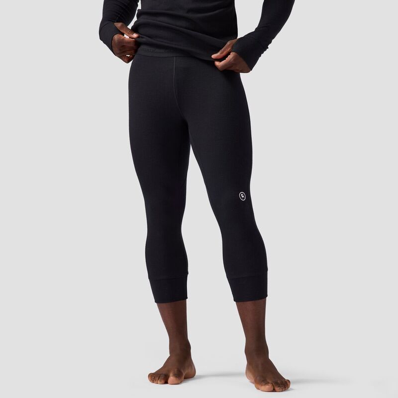 バックカントリー メンズ ボトムス カジュアルパンツ Backcountry Cedars Merino Midweight 3/4 Baselayer Bottom - Men's Black ブラック｜ReVida 店
