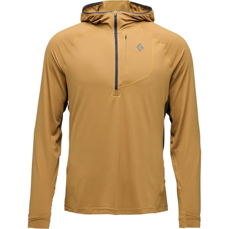 ブラックダイヤモンド メンズ トップス シャツ パーカー Black Diamond Alpenglow Pro Hoodie - Men's Flax