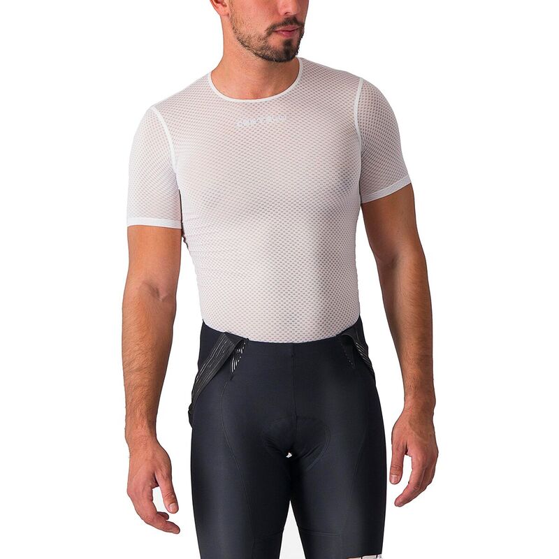 カステリ メンズ トップス シャツ メッシュ 半袖 Castelli Pro Mesh 2.0 Short-Sleeve Shirt - Men's White ホワイト