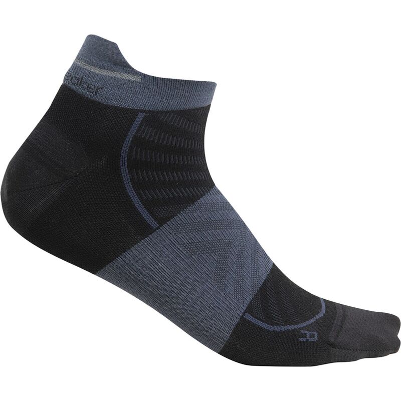 アイスブレーカー メンズ アンダーウェア 靴下 Icebreaker Merino Run+ Ultralight Micro Sock - Men's Black/Graphite ブラック