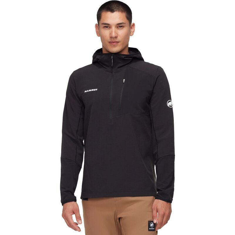 マムート メンズ アウター ジャケット・ブルゾン パーカー Mammut Madris Light ML 1/2-Zip Hoodie - Men's Black ブラック