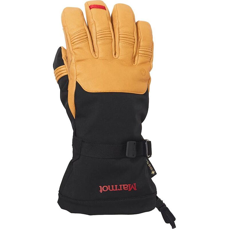 モルモット メンズ 付属物 グローブ Marmot Ultimate Ski Glove - Men\u0027s Black/Tan 黒いこと