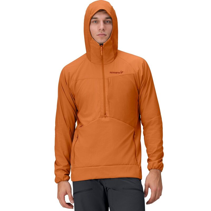 ノローナ メンズ アウター 上衣・上衣 フーデッドジャケット 上衣 Norrona More Octa Zip Hooded Jacket - Men\u0027s Gold Flame ゴールド