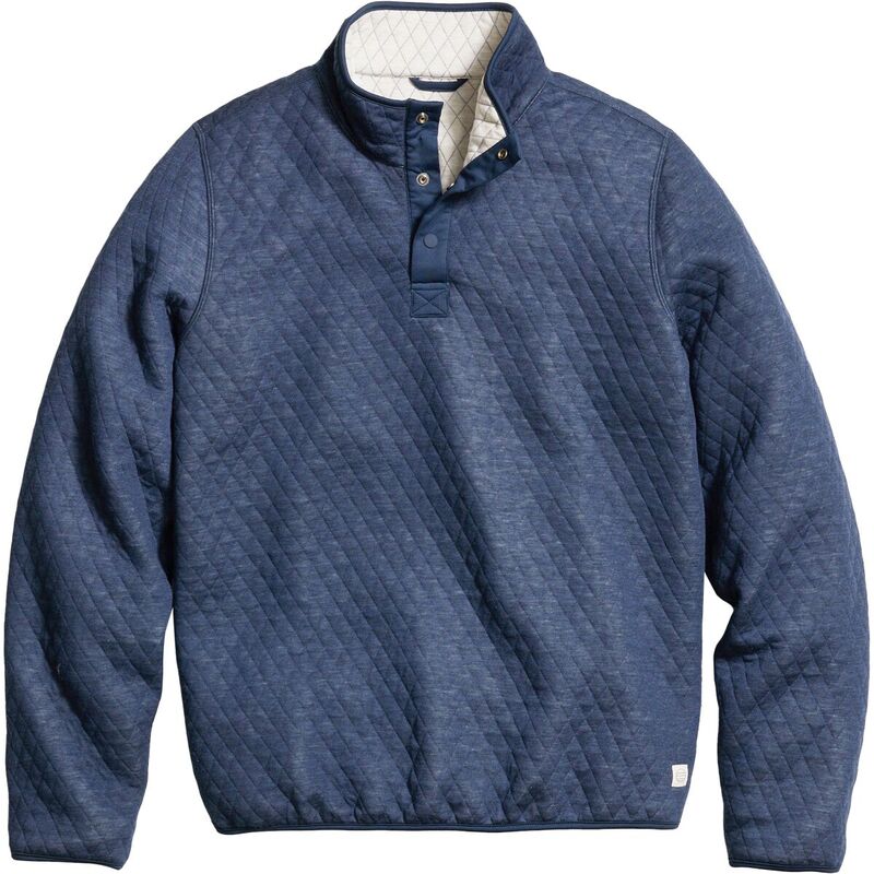 マリーン レイヤー メンズ アウター ニット・セーター Marine Layer Reversible Corbet Pullover - Men's Navy/Oat ネイビー