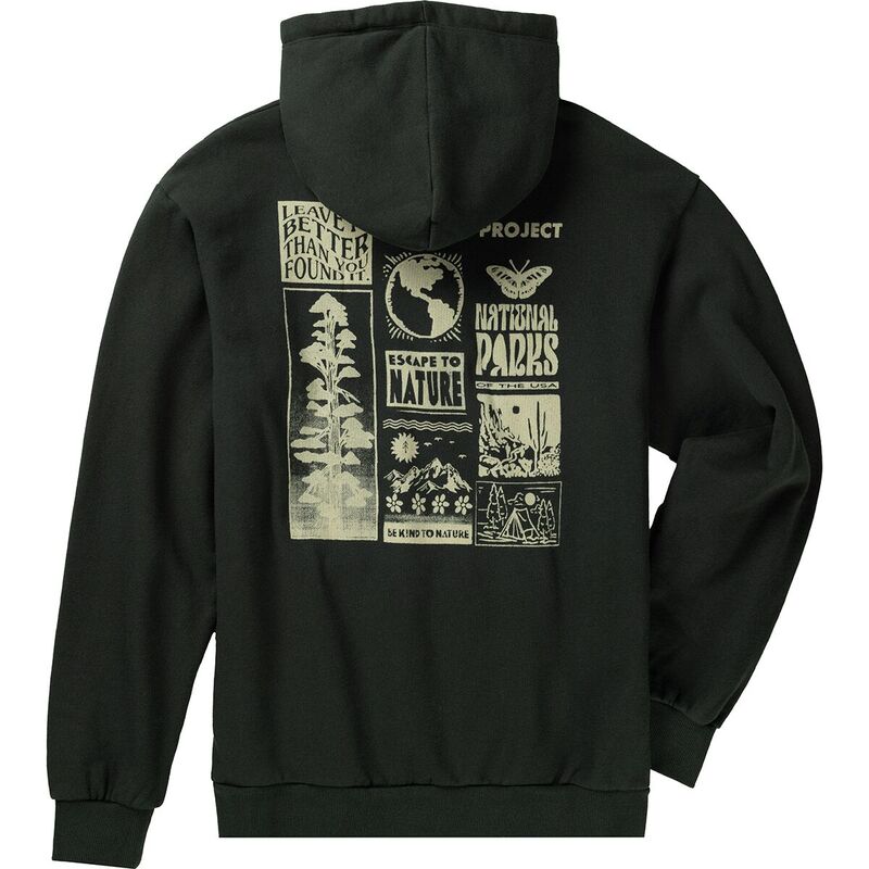 パークスプロジェクト メンズ アウター パーカー・スウェット パーカー Parks Project Leave It Better Hoodie Vintage Black 黒いこと