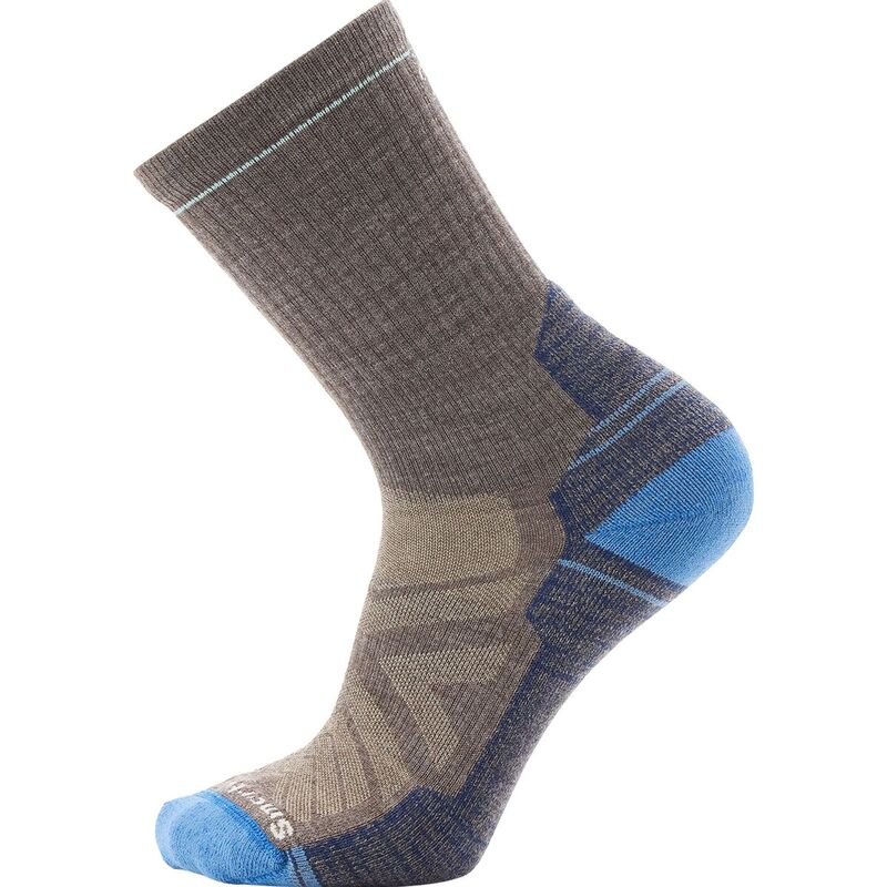 スマートウール メンズ アンダーウェア 靴下 Smartwool Performance Hike Light Cushion Crew Sock Taupe/Laguna Blue ブルー｜ReVida 店