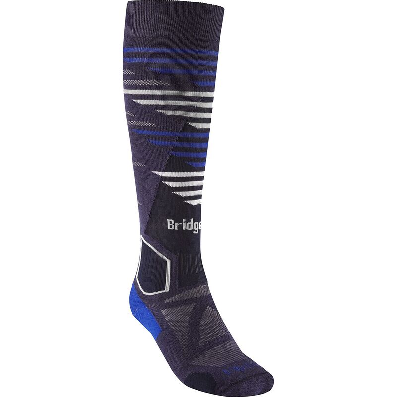 ブリッジデール メンズ アンダーウェア 靴下 Bridgedale Ski Lightweight Pattern Sock Navy ネイビー
