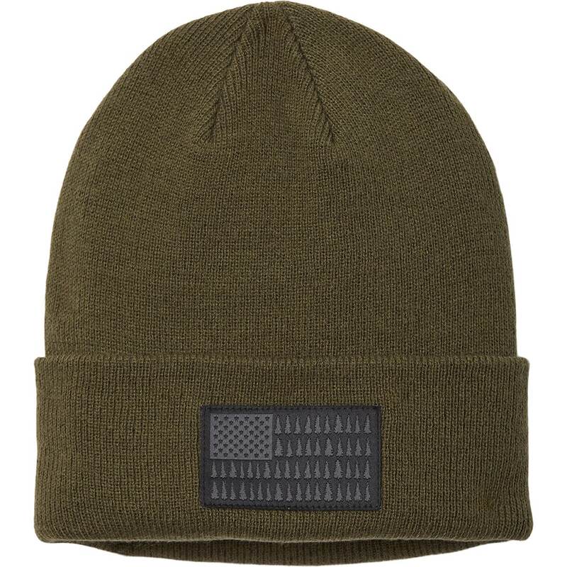 コロンビア メンズ アクセサリー 帽子 Columbia Tree Flag Cuffed Beanie Stone Green グリーン