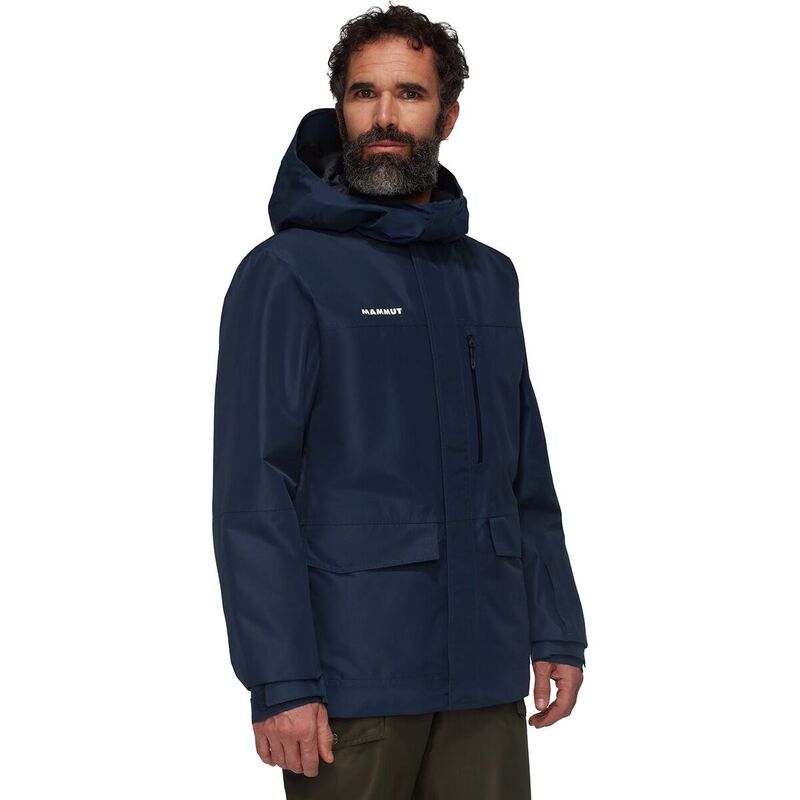 マムート メンズ アウター 上衣・上衣 フーデッドジャケット 上衣 Mammut Fall Line HS Thermo Hooded Jacket - Men\u0027s Marine