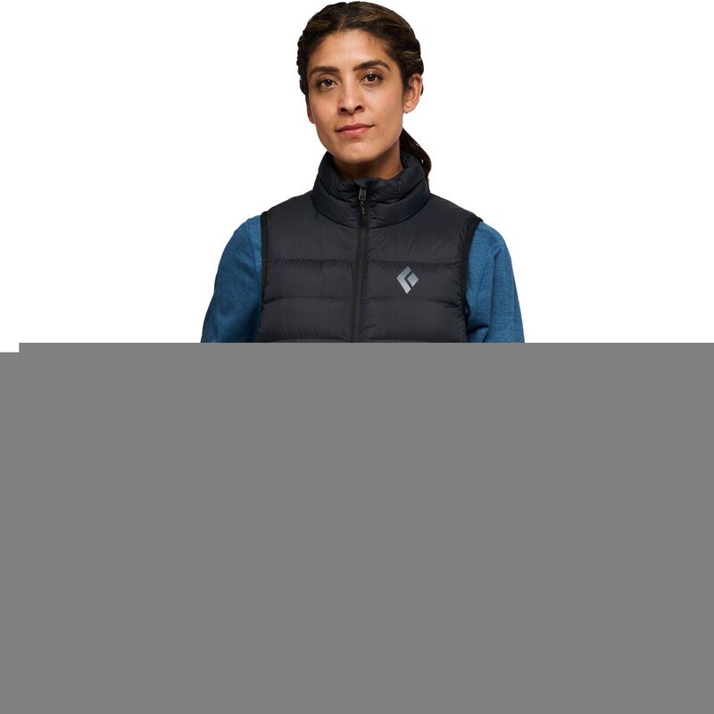 黒いこと金剛石 レディース トップス より良い 落ちこむ Black Diamond Access Down Vest - Women\u0027s Black 黒いこと