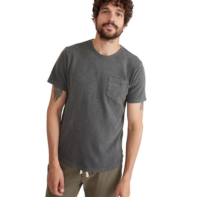 マリーン レイヤー メンズ トップス Tシャツ ヴィンテージ シャツ 半袖 Marine Layer Short-Sleeve Vintage Heavy Slub Pocket T-Shirt - Men's Forged Iron 10,485円
