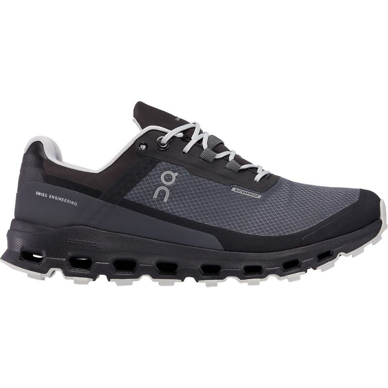 【送料無料】 オン レディース スニーカー シューズ Cloudvista 2 Waterproof Trail Running Shoe - Women's Black/Eclipse|ReVida 店