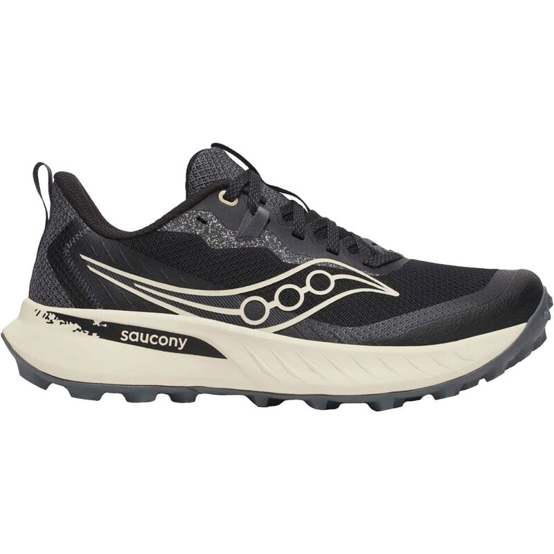 サッカニー レディース シューズ スニーカー Saucony Peregrine 15 Running Shoe - Women\u0027s Black/Pearl パール