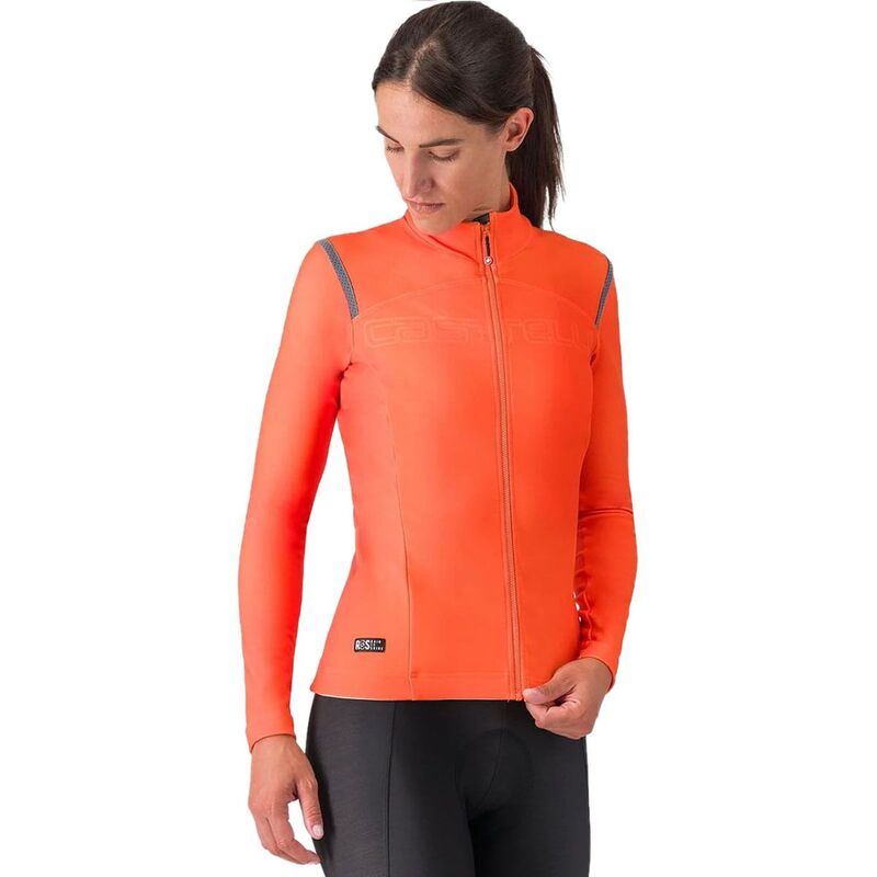 カステリ レディース トップス シャツ ジャージー Castelli Tutto Nano RoS Jersey - Women's Red Orange レッド｜ReVida 店