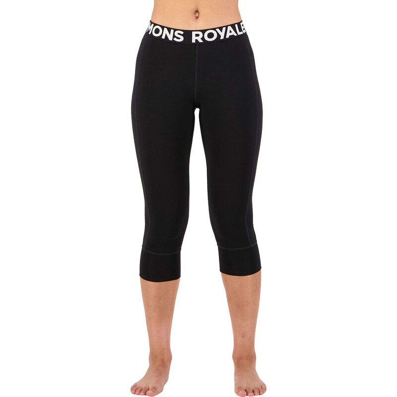 モンスロイヤル レディース ボトムス カジュアルパンツ Mons Royale Cascade Merino Flex 200 3/4 Legging - Women's Black ブラック