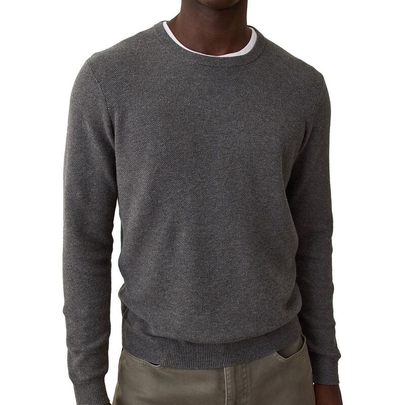 米国海兵隊員 度合い メンズ アウター 編み物・スウェーター プルオーバー スウェーター プルオーバー Marine Layer Sweater T-Shirt - Men\u0027s Charcoal 濃灰色