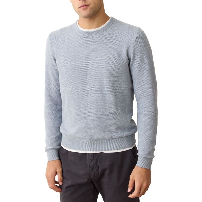 マリーン レイヤー メンズ アウター ニット・セーター Tシャツ セーター シャツ Marine Layer Sweater T-Shirt - Men's Misty Heather ヘザー