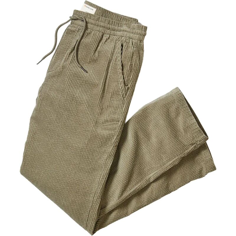 米国海兵隊員 度合い メンズ ボトムス 心地よいズボン下 コール天 アンクル Marine Layer Relaxed Saturday Corduroy Pant - Ankle Length - Men\u0027s Olive オリーブ