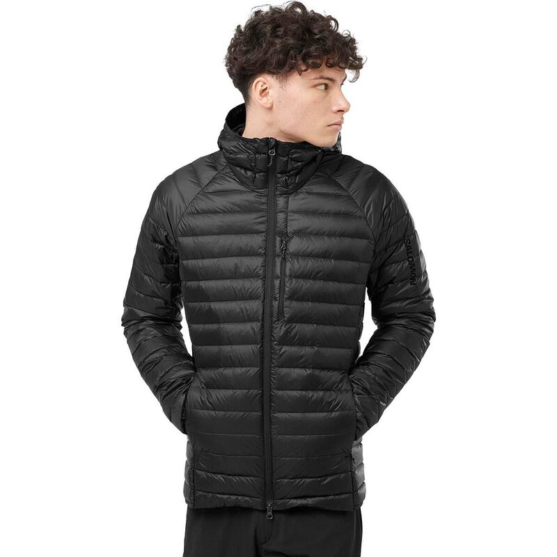 サロモン メンズ アウター ジャケット・ブルゾン ダウン ジャケット Salomon Elixir Micro Down Jacket - Men's Deep Black ブラック