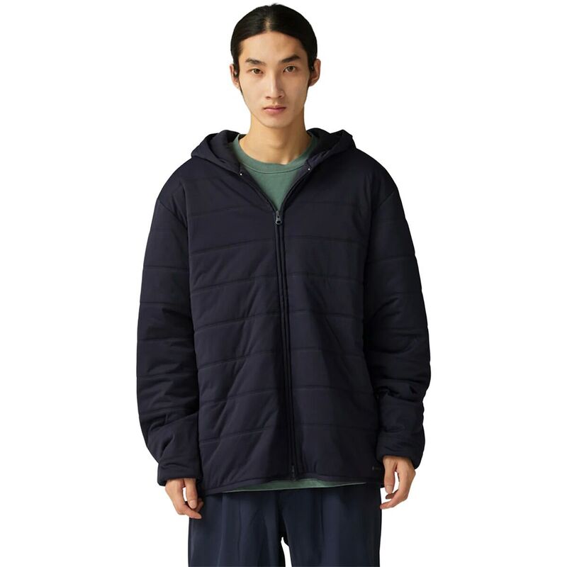 スノーピーク メンズ アウター パーカー・スウェット パーカー Snow Peak Flexible Insulated Zip Up Hoodie Black ブラック