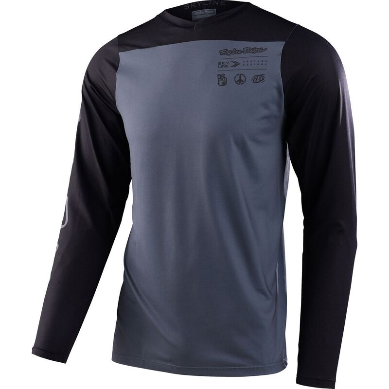 トロイリーデザイン メンズ トップス Tシャツ ジャージー 長袖 Troy Lee Designs Skyline Long-Sleeve Chill Jersey - Men's Charcoal チャコール