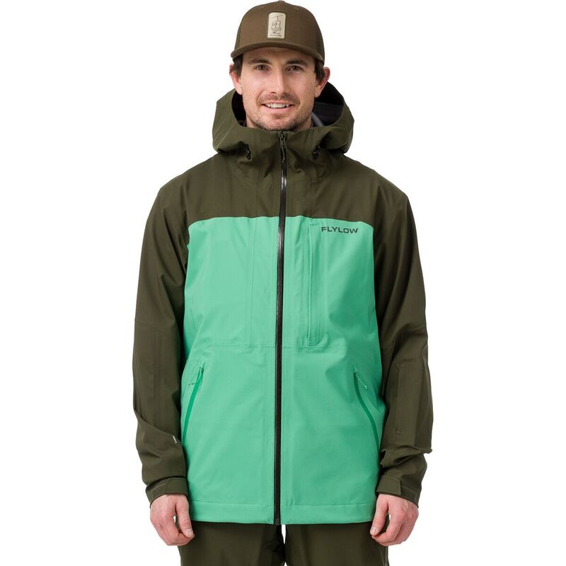 フライロー メンズ アウター ジャケット・ブルゾン ジャケット Flylow Malone Jacket - Men's Evergreen/Gecko｜ReVida 店