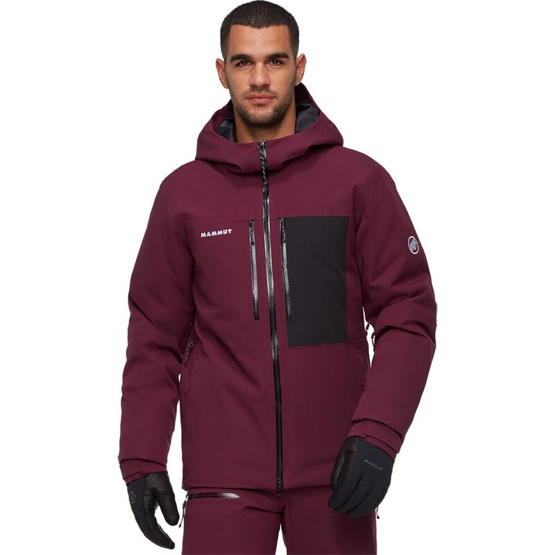 マムート メンズ アウター ジャケット・ブルゾン フーデッドジャケット ジャケット Mammut Stoney HS Thermo Hooded Jacket - Men's Vin/Black ブラック