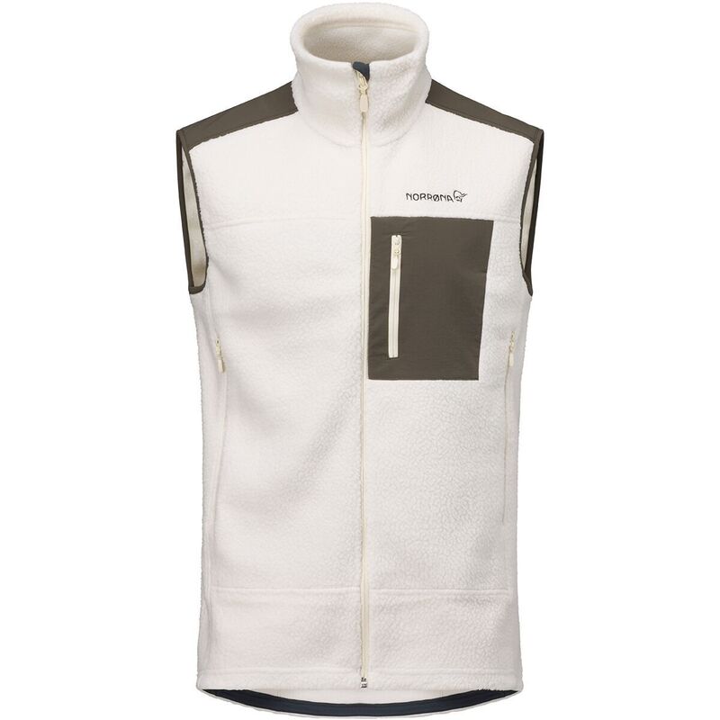 ノローナ メンズ トップス ベスト Norrona Trollveggen Warm3 Vest - Men's Whisper White ホワイト
