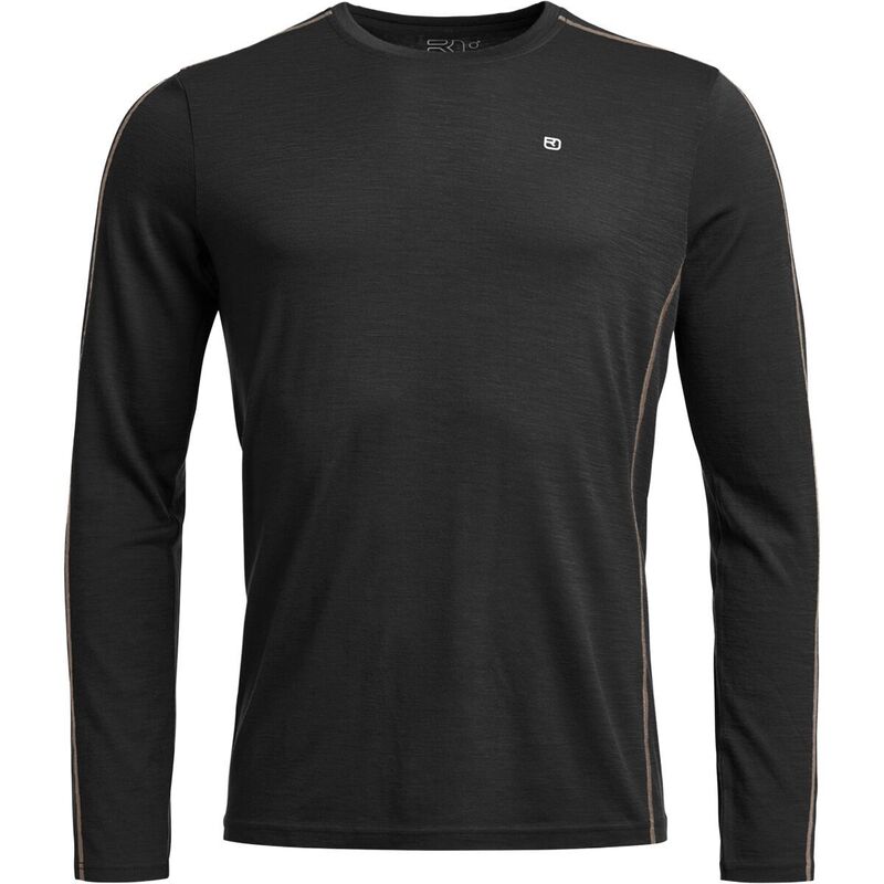 オルトボックス メンズ トップス Tシャツ ウール 長袖 Ortovox 185 Rock'N'Wool Long-Sleeve Top - Men's Black Raven ブラック|ReVida 店