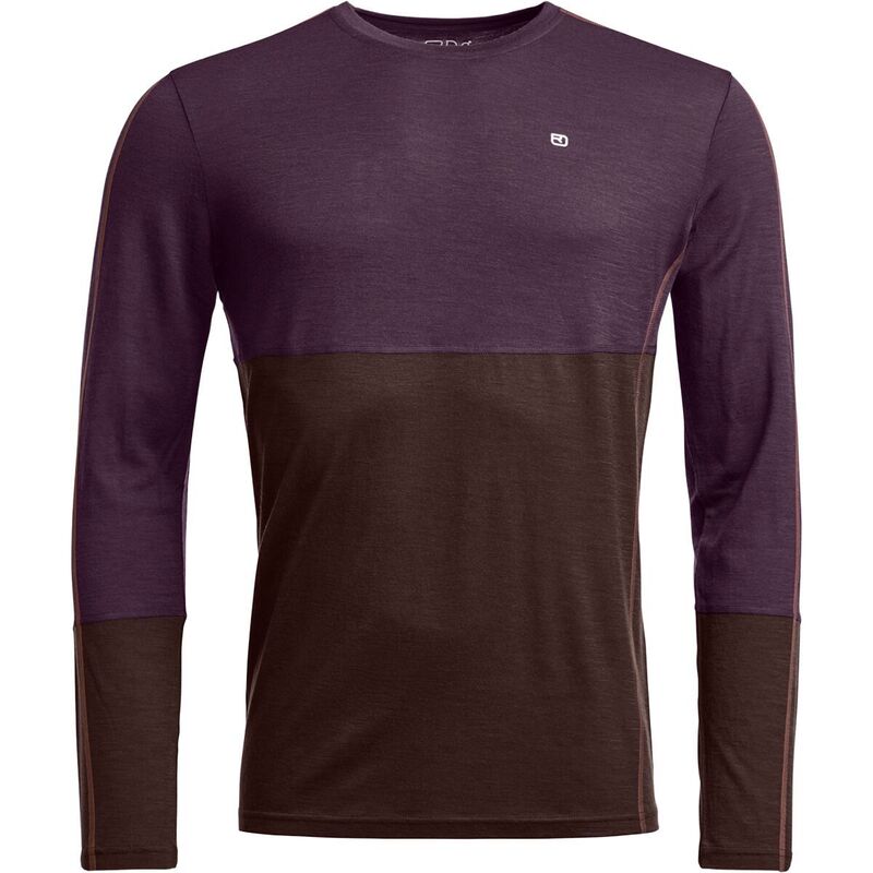 オルトボックス メンズ トップス Tシャツ ウール 長袖 Ortovox 185 Rock'N'Wool Long-Sleeve Top - Men's Dark Wild Berry|ReVida 店