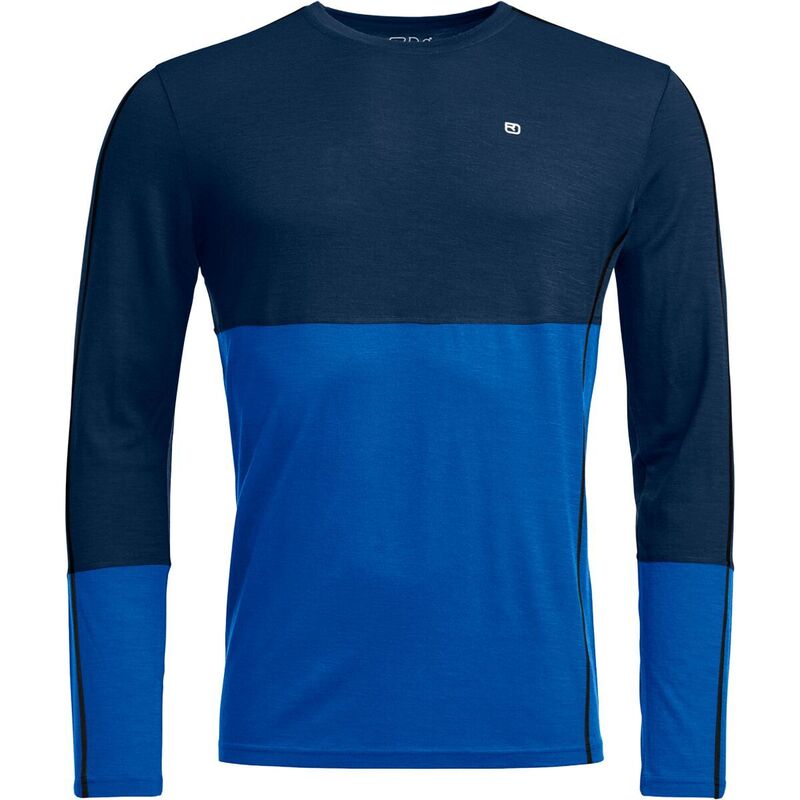 オルトボックス メンズ トップス Tシャツ ウール 長袖 Ortovox 185 Rock'N'Wool Long-Sleeve Top - Men's Deep Ocean|ReVida 店