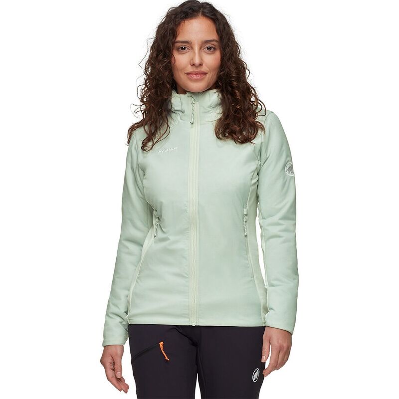 マムート レディース アウター ジャケット・ブルゾン フーデッドジャケット ジャケット Mammut Rime Air IN Hybrid Hooded Jacket - Women's Silver Sage セージ
