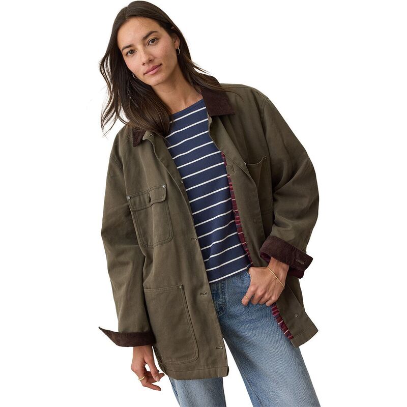 マリーン レイヤー レディース アウター ジャケット・ブルゾン ジャケット Marine Layer Barn Jacket - Women's Olive オリーブ