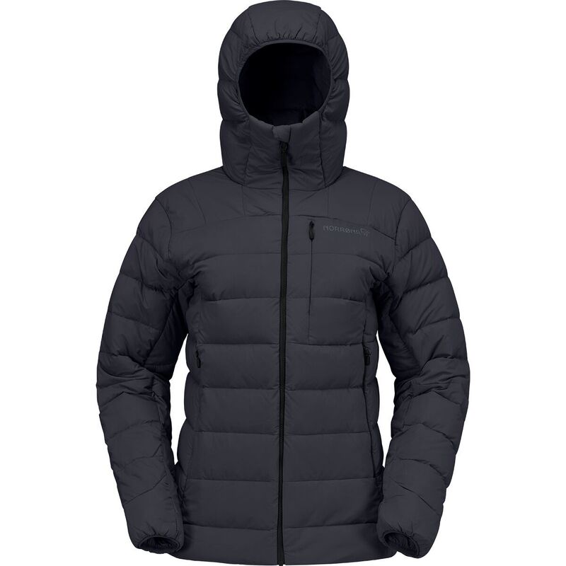 ノローナ レディース アウター ジャケット・ブルゾン フーデッドジャケット ダウン ジャケット Norrona Femund Down700 Zip Hooded Jacket - Women's Caviar Black ブラック|ReVida 店