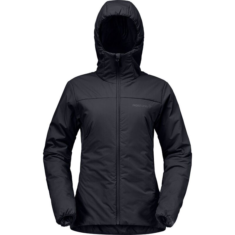 ノローナ レディース アウター ジャケット・ブルゾン フーデッドジャケット ジャケット Norrona Femund Thermo60 Zip Hooded Jacket - Women's Caviar Black ブラック