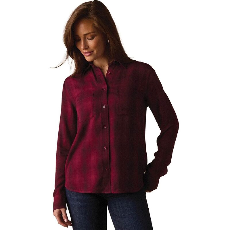 ノーマルブランド レディース トップス Tシャツ The Normal Brand Harper Button Up - Women's Fig Plaid チェック