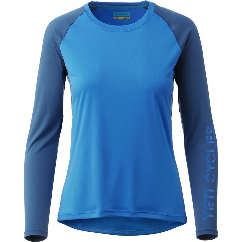 イエティ サイクル レディース トップス シャツ ジャージー 長袖 Yeti Cycles Vista Long-Sleeve Jersey - Women's Bay Blue ブルー