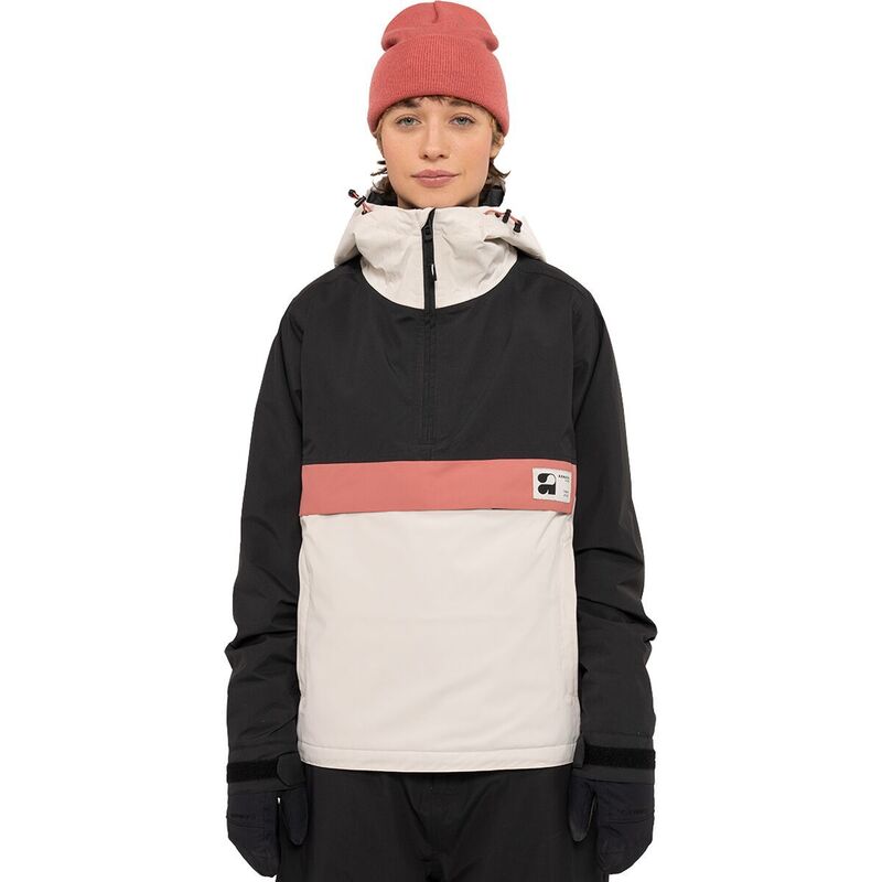 アルマダ レディース アウター ジャケット・ブルゾン ジャケット Armada Rosalie 2L Insulated Anorak Jacket - Women's Black/Cream/Faded Rose クリーム|ReVida 店