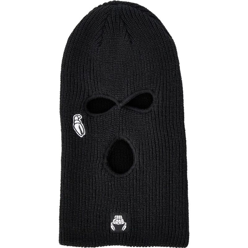 クラブ グラブ メンズ アクセサリー マフラー・ストール・スカーフ Crab Grab Goon Mask Black ブラック|ReVida 店