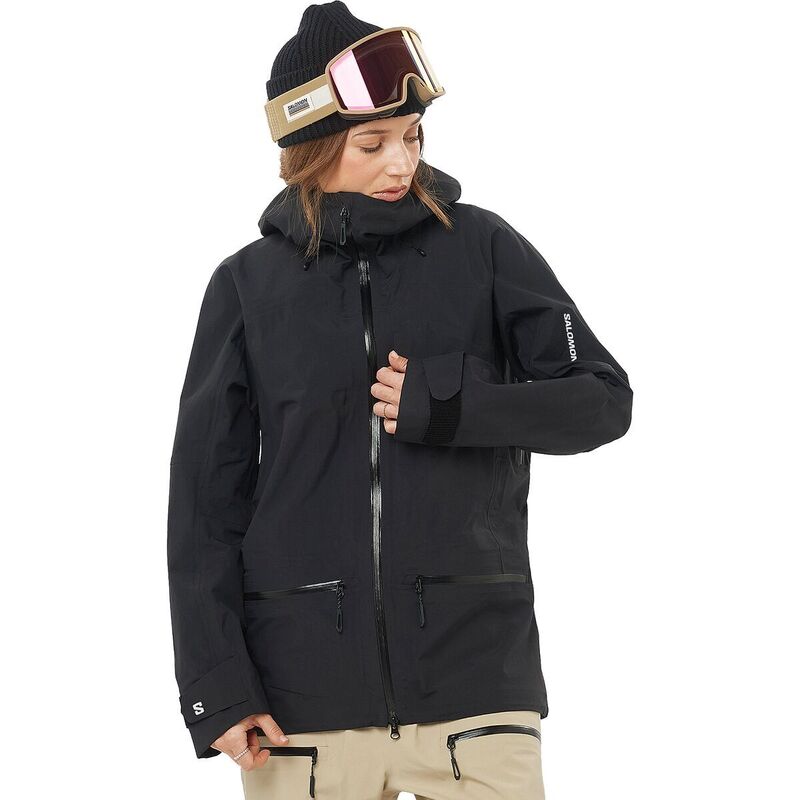 サロモン レディース アウター ジャケット・ブルゾン ジャケット Salomon Absolute 3L Jacket - Women\'s Deep Black ブラック｜ReVida 店