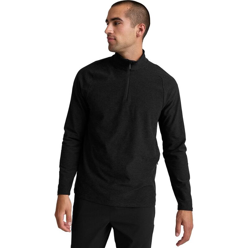 ビヨンドヨガ メンズ アウター ニット・セーター ハーフジップ Beyond Yoga Spacedye Terrain Quarter Zip Pullover - Men Darkest Night