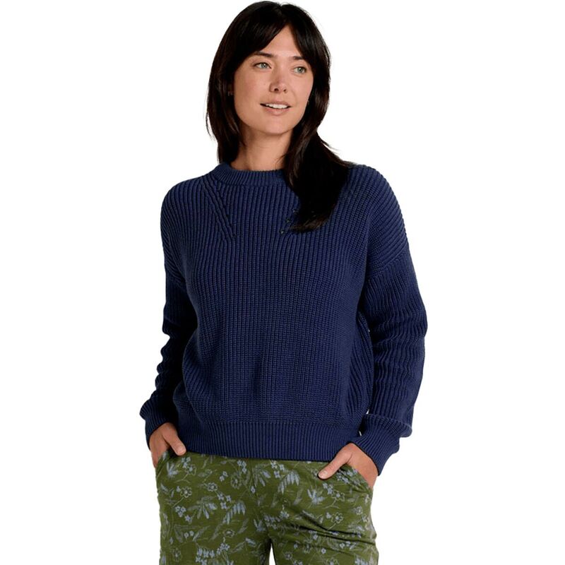 ドード アンドコー レディース アウター ニット・セーター セーター Toad&Co Bianca Shaker Crew Sweater - Women's True Navy ネイビー