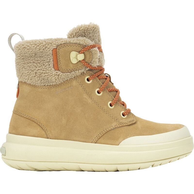 メレル レディース シューズ ブーツ・レインブーツ レース Merrell Marquette Thermo Lace WP Boot - Women's Tan タン|ReVida 店