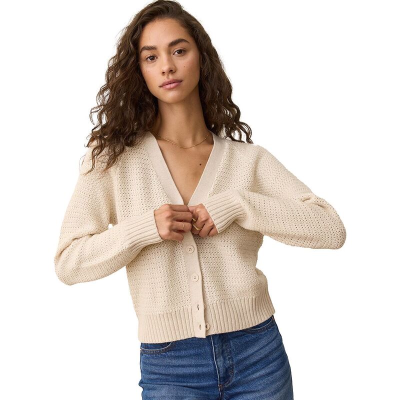 マリーン レイヤー レディース アウター ニット・セーター カーディガン Marine Layer Robin Cardigan Update - Women's Cream クリーム 22,110円