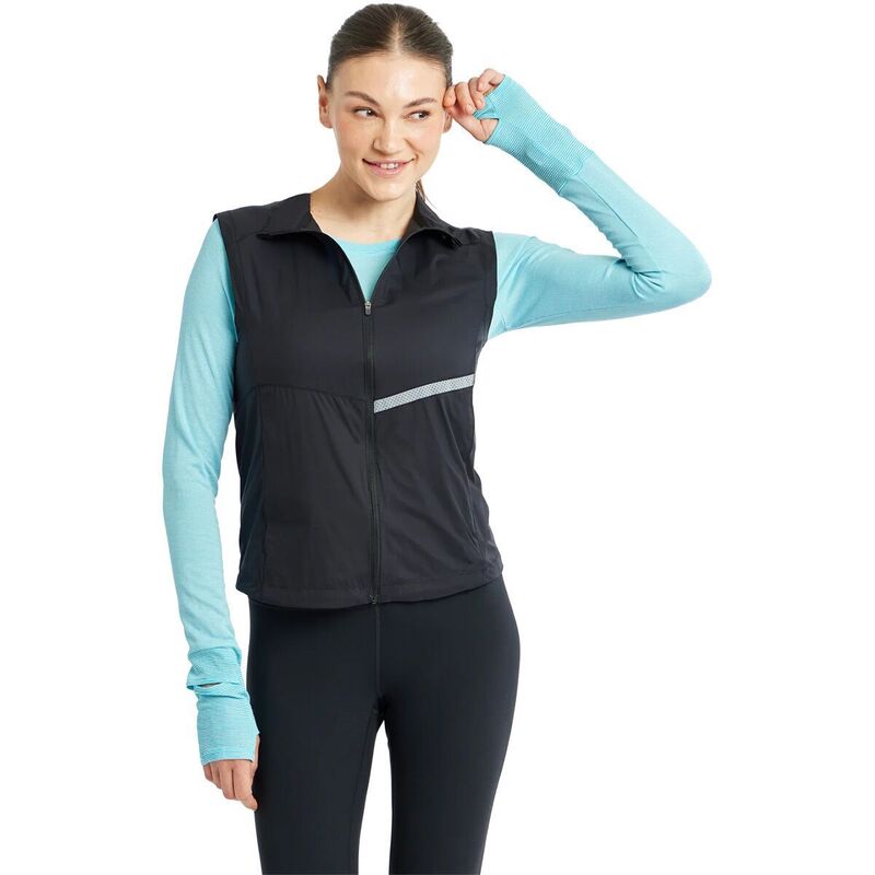 オイセル レディース トップス より良い Oiselle Reflective Vigor Vest - Women\u0027s Black 黒いこと トップス-ベスト・ジレ-レディースファッション